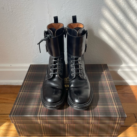 Church’s Carly Glossed-Leather Ankle Boots - Picture 2 of 7